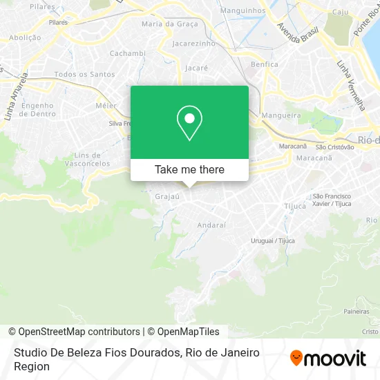 Studio De Beleza Fios Dourados map