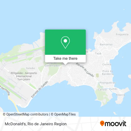 Mcdonald's map