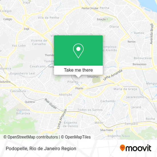 Podopelle map