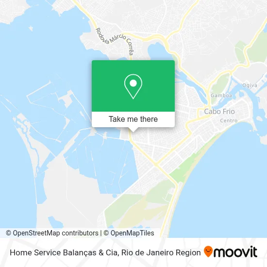 Home Service Balanças & Cia map