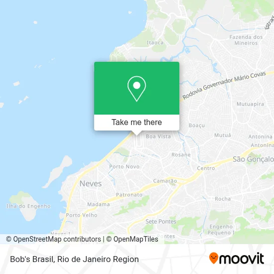 Bob's Brasil map