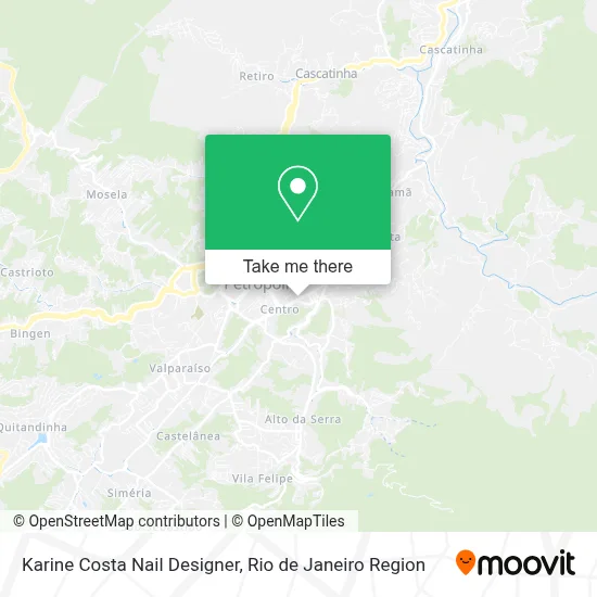 Karine Costa Nail Designer map