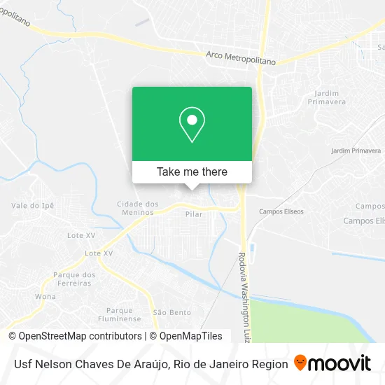 Usf Nelson Chaves De Araújo map