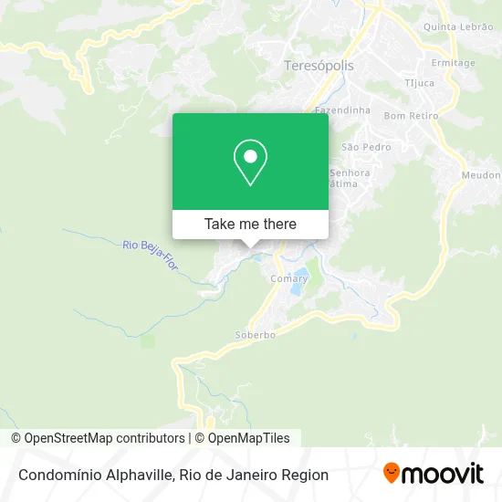 Condomínio Alphaville map