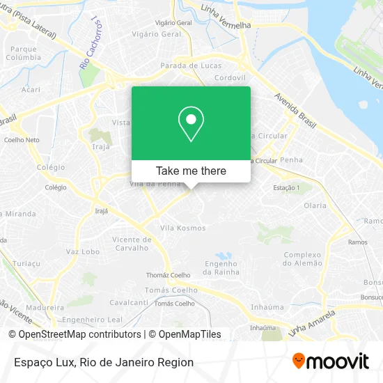 Espaço Lux map