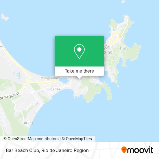 Bar Beach Club map