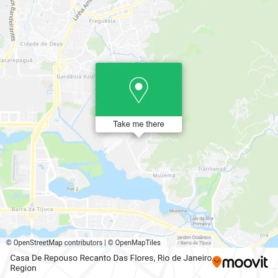 Casa De Repouso Recanto Das Flores map