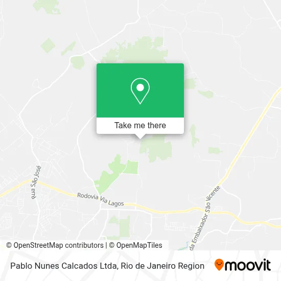Pablo Nunes Calcados Ltda map