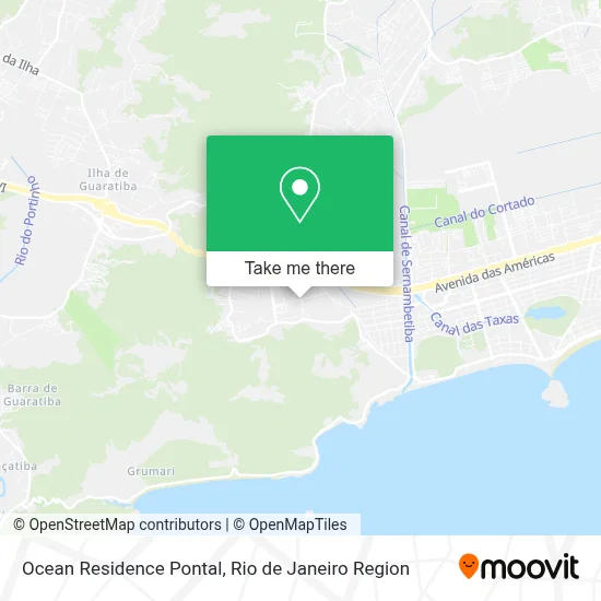 Ocean Residence Pontal map