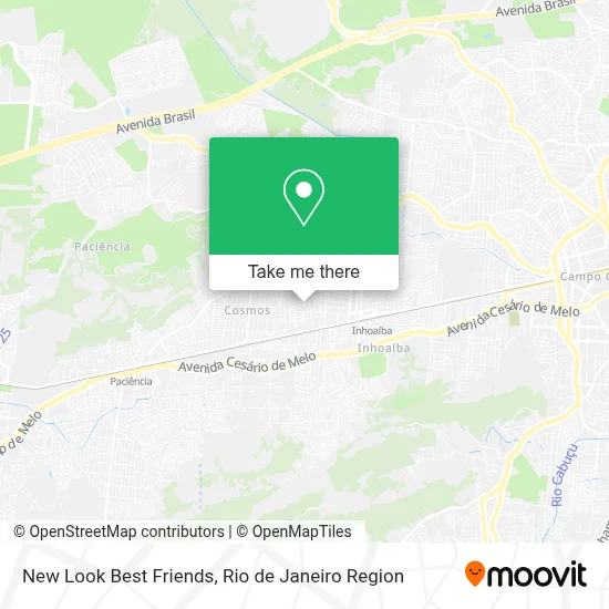 New Look Best Friends map
