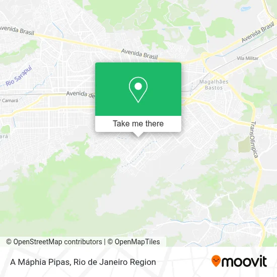 A Máphia Pipas map