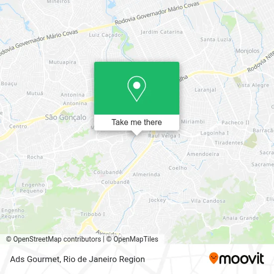 Ads Gourmet map