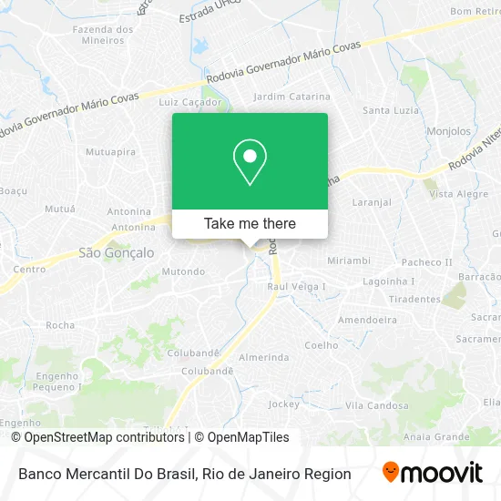 Banco Mercantil Do Brasil map