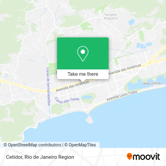 Cetidor map