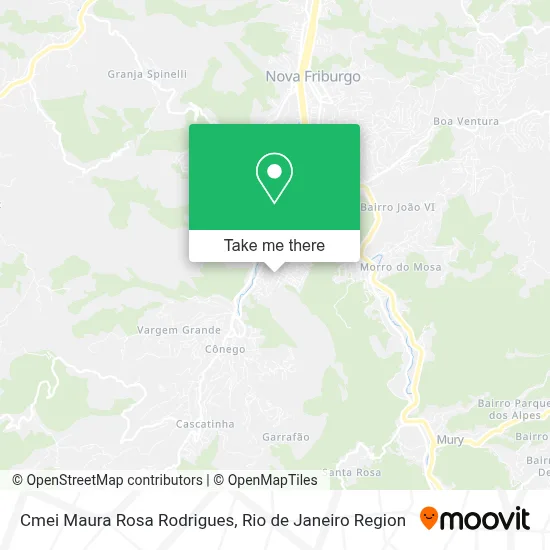 Cmei Maura Rosa Rodrigues map