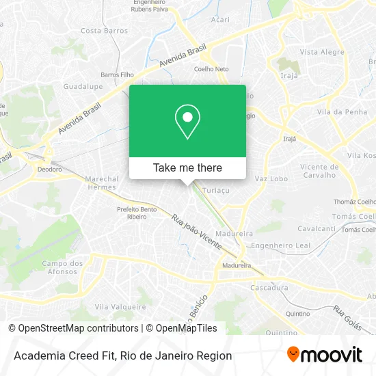 Academia Creed Fit map