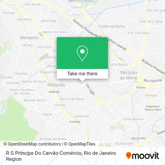 R G Príncipe Do Carvão Comércio map