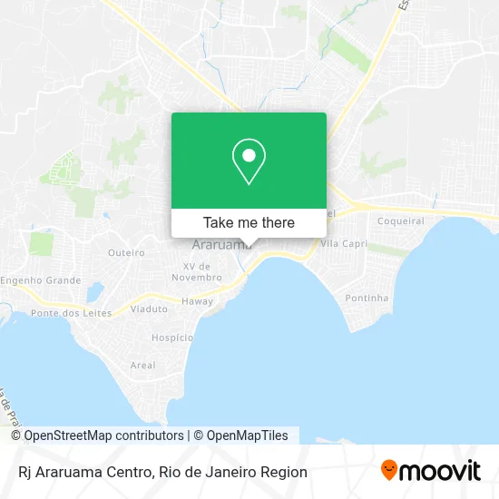 Rj Araruama Centro map