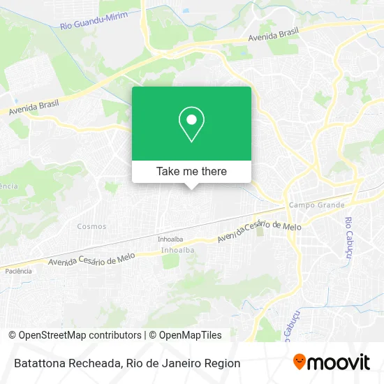 Batattona Recheada map