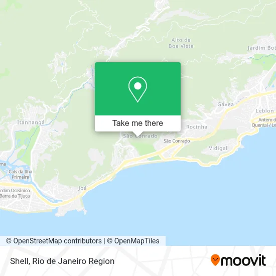 Shell map