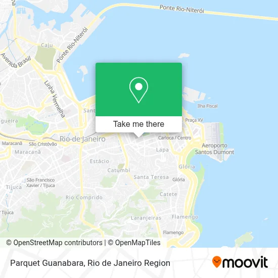 Parquet Guanabara map