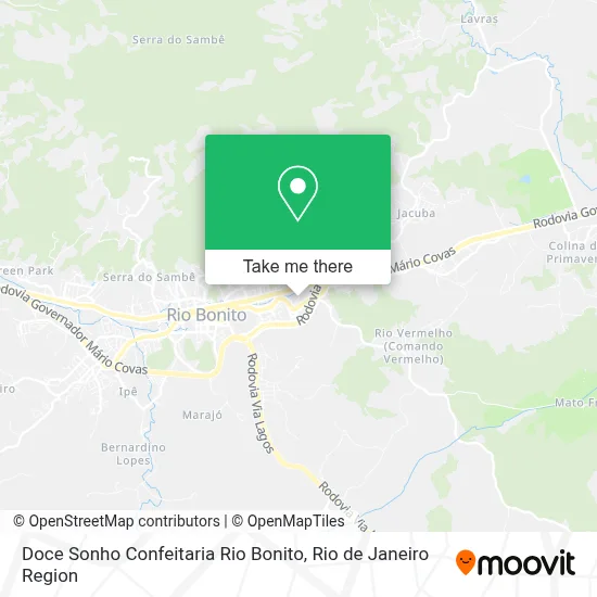 Doce Sonho Confeitaria Rio Bonito map