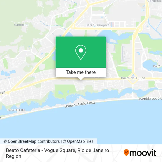 Beato Cafeteria - Vogue Square map