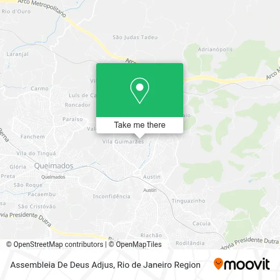 Assembleia De Deus Adjus map