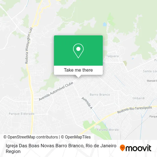 Igreja Das Boas Novas Barro Branco map