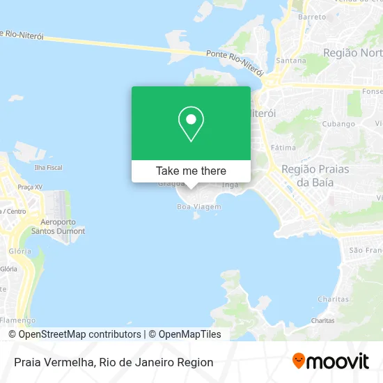 Praia Vermelha map