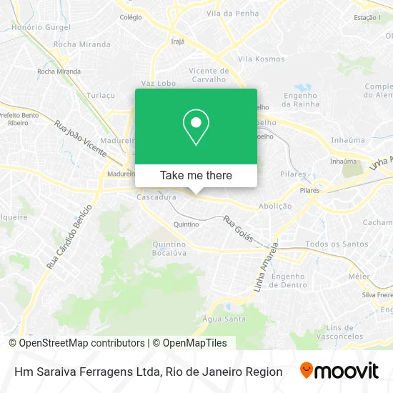 Hm Saraiva Ferragens Ltda map