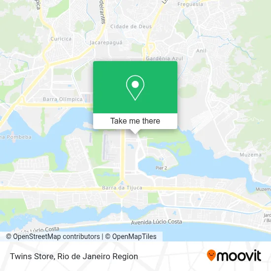 Twins Store map