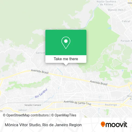 Mônica Vitor Studio map