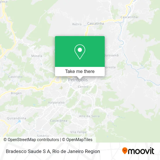 Bradesco Saude S A map