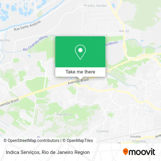 Indica Serviços map