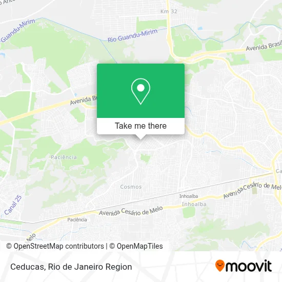 Ceducas map