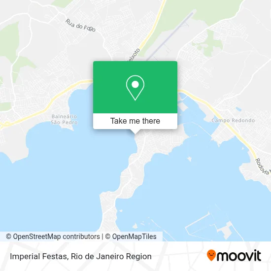 Imperial Festas map