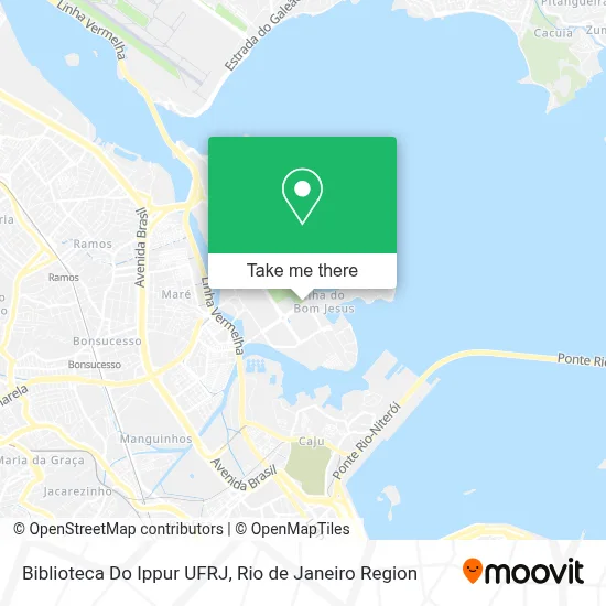 Biblioteca Do Ippur UFRJ map
