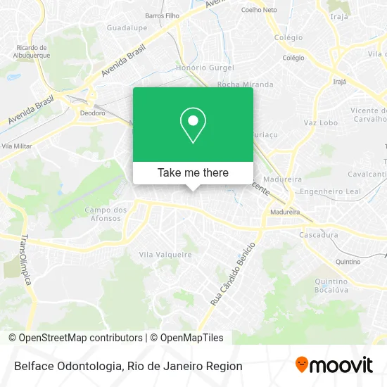 Belface Odontologia map