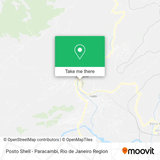 Posto Shell - Paracambi map