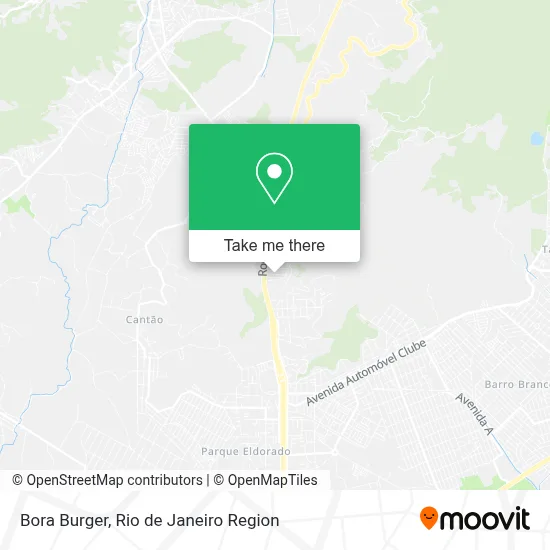 Bora Burger map