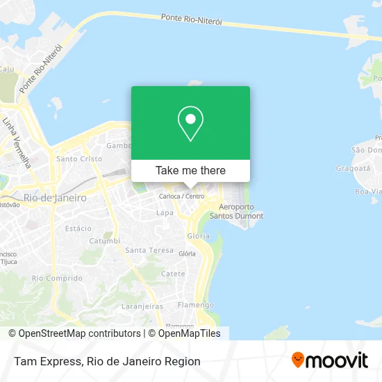 Tam Express map