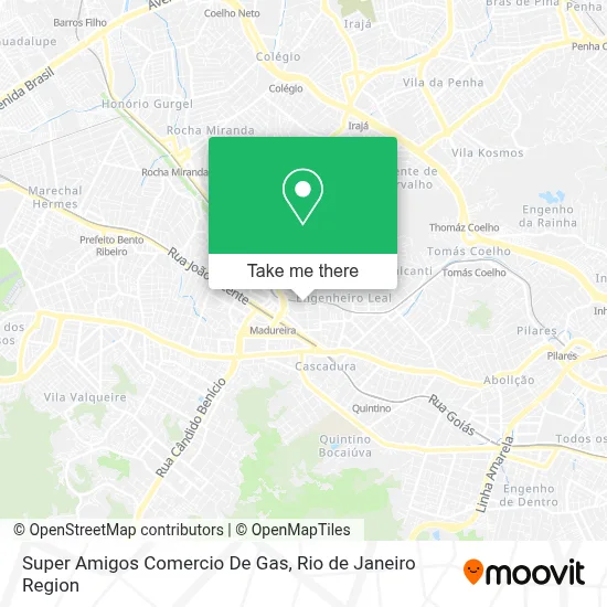 Super Amigos Comercio De Gas map