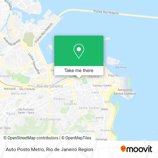 Auto Posto Metro map