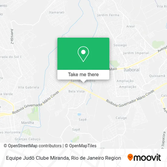 Equipe Judô Clube Miranda map