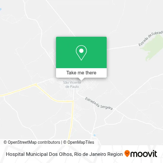 Hospital Municipal Dos Olhos map