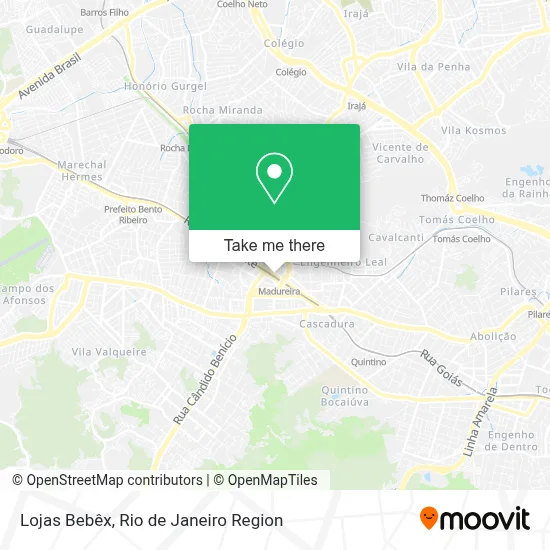Lojas Bebêx map
