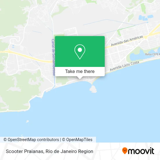 Scooter Praianas map