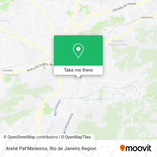 Ateliê Pat'Medeiros map