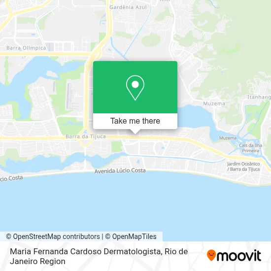 Maria Fernanda Cardoso Dermatologista map